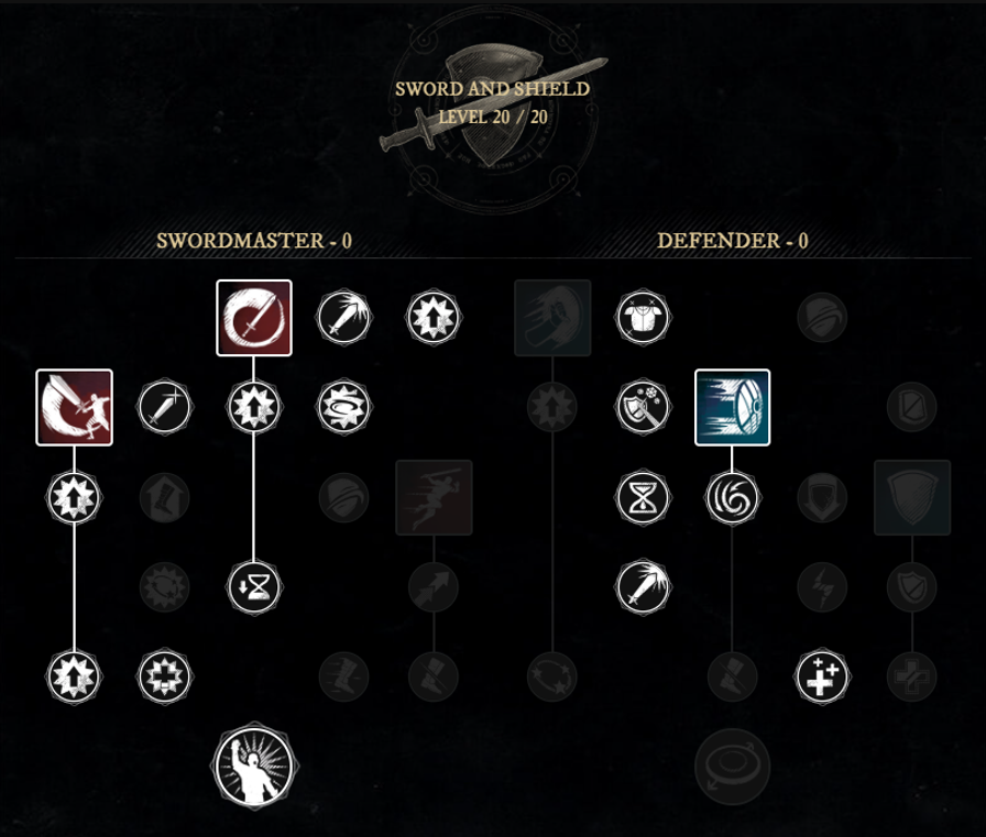 Rend Bot Build skill tree for New World Season 9