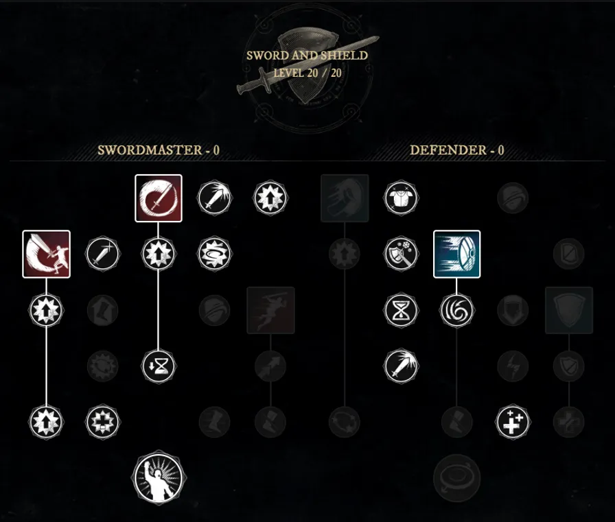 Rend Bot Build skill tree for New World Season 9