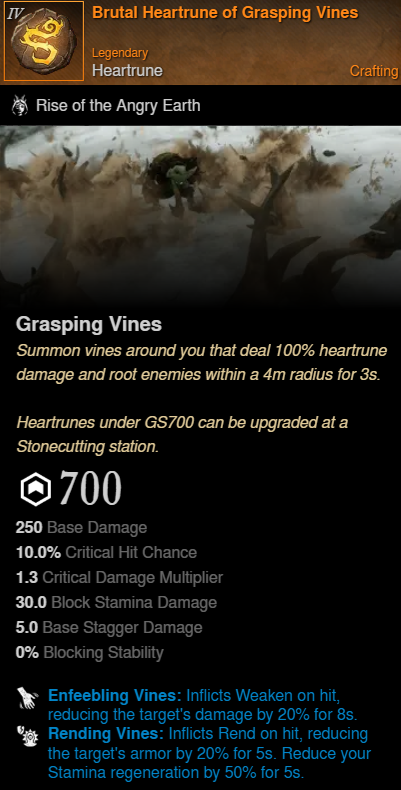 Rend Bot Build heartrune for New World Season 9