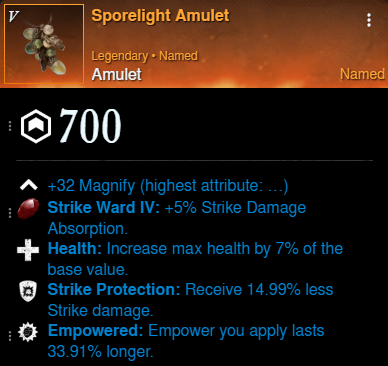 sporelight amulet