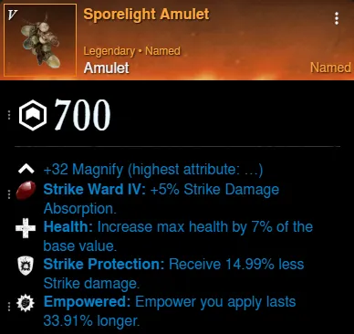 sporelight amulet