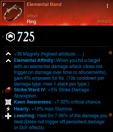 elemental band strike protection