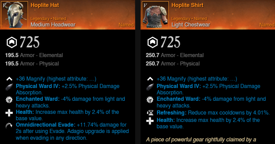 Evade Rapier Build helmet and chest for New World Season 9