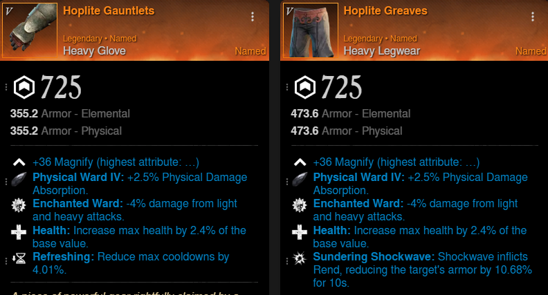 New World Hive of Gorgons Tank Build gloves and pants