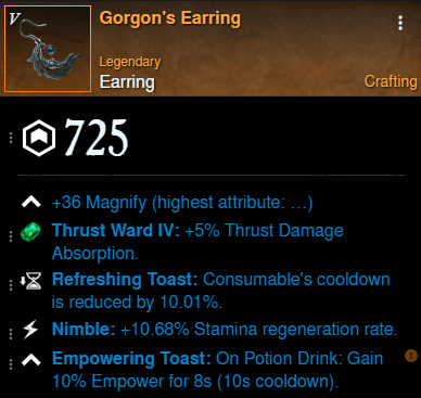 Boltcaster DPS Build earring for New World Season 9