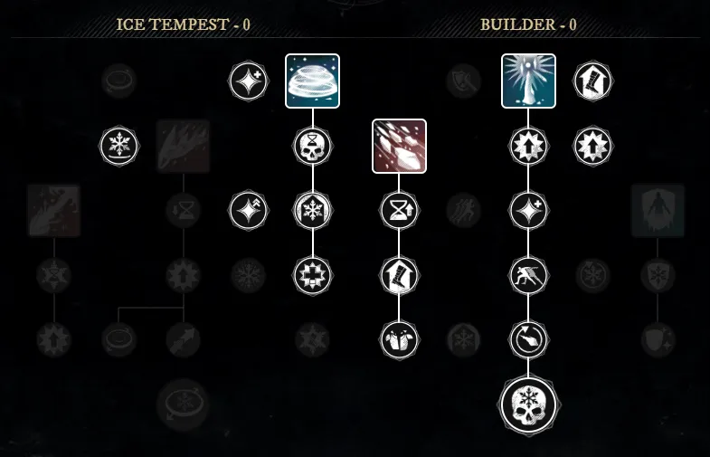 The Mechanic Build ice gauntlet skill tree for New World Season 9