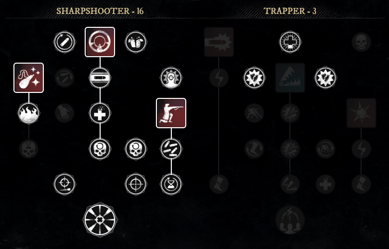 Shrapnel DPS Build skill tree for New World Season 9