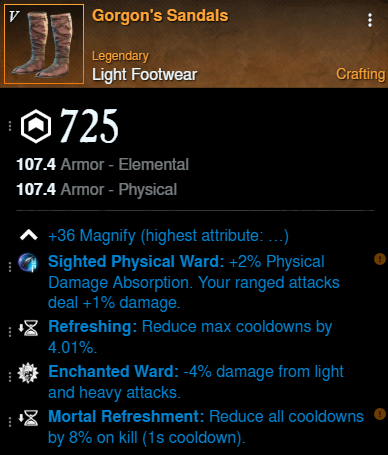 Shrapnel DPS Build boots for New World Season 9
