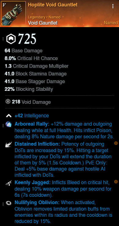 Shrapnel DPS Build offhand for New World Season 9