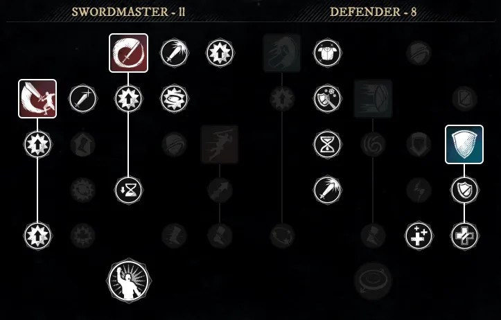 Mutated Tank Build mainhand skill tree for New World Season 9