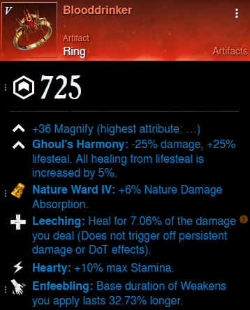 Mutated Tank Build ring for New World Season 9