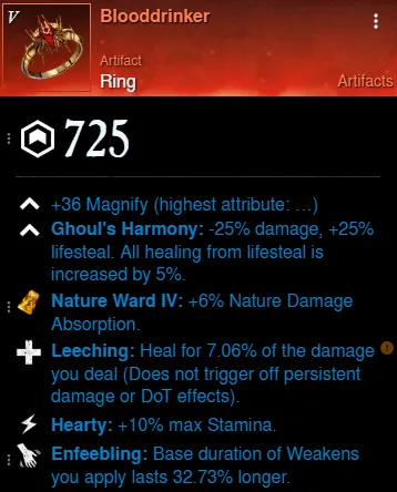 Mutated Tank Build ring for New World Season 9
