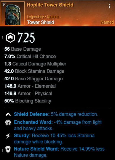 Mutated Tank Build Tower Shield for New World Season 9