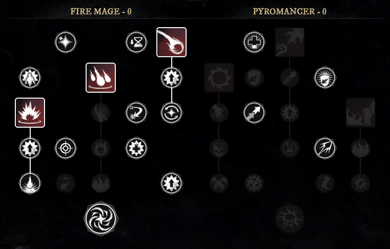 Grey Wizard’s Hat Build mainhand skill tree for New World Season 9