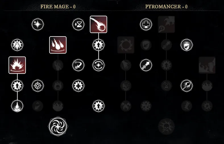 Grey Wizard’s Hat Build mainhand skill tree for New World Season 9
