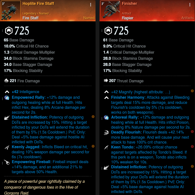 Grey Wizard’s Hat Build weapons for New World Season 9