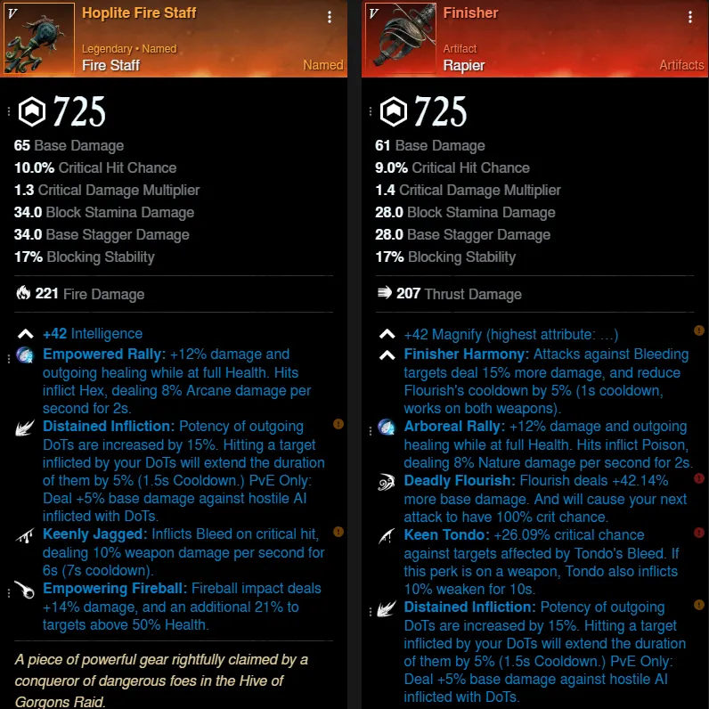 Grey Wizard’s Hat Build weapons for New World Season 9