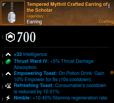 Shrapnel DPS Build earring for New World Season 9
