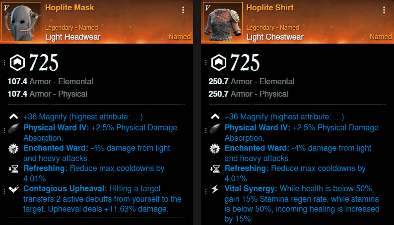 The Butcher Build helm and chest for New World Season 9