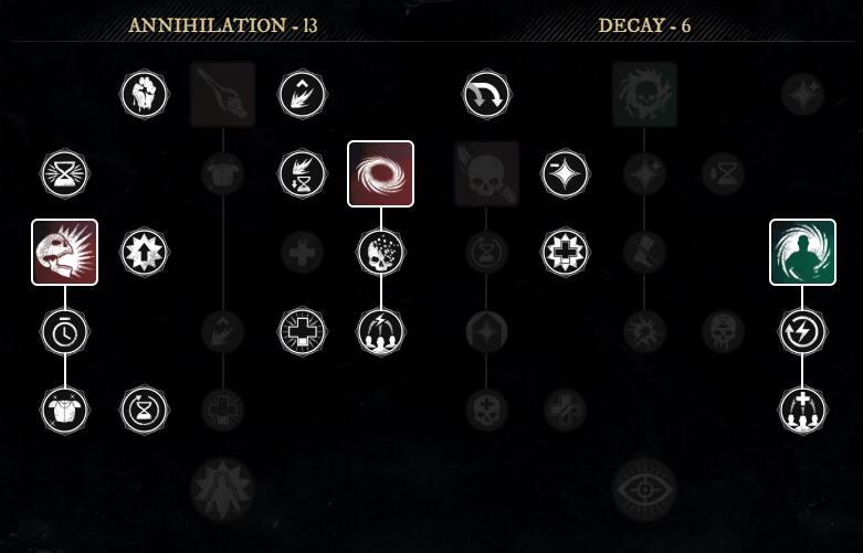 Aconite Build offhand skill tree for New World Season 9