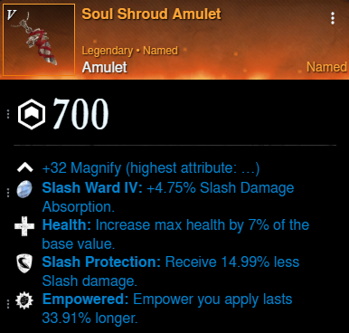 Crescent’s Wave Build amulet for New World Season 9