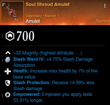 Crescent’s Wave Build amulet for New World Season 9