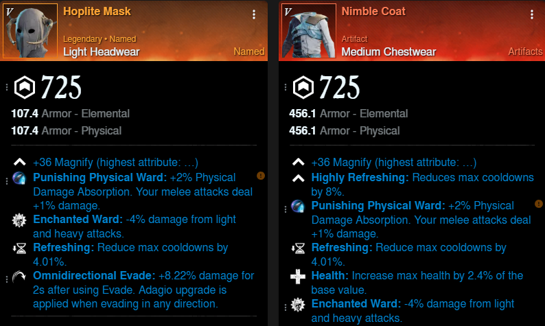 Finisher Bleed Build helm and chest for New World Season 9