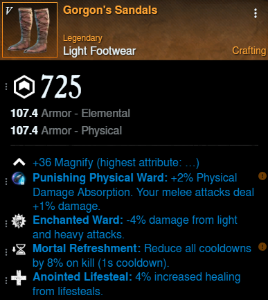Finisher Bleed Build boots for New World Season 9