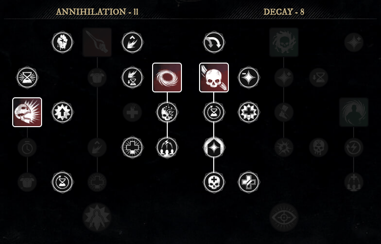 Finisher Bleed Build offhand skill tree for New World Season 9