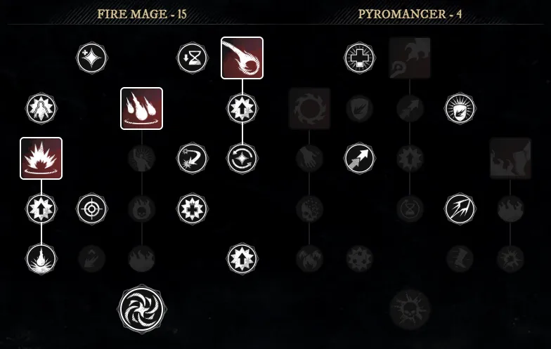 Invasion Fire Staff skill tree for New World Season 9