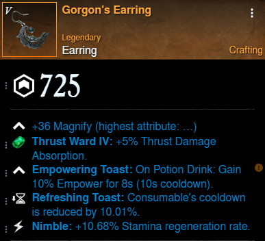 Invasion Fire Staff Build earring for New World Season 9