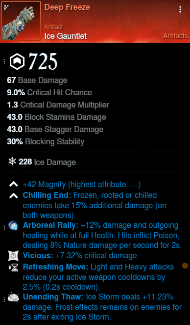 Invasion Fire Staff offhand for New World Season 9