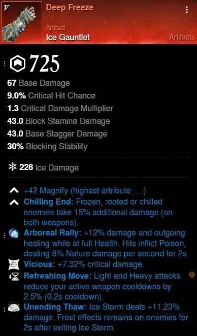Invasion Fire Staff offhand for New World Season 9