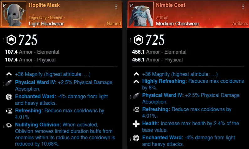 AoE Healer Build helm and chest for New World Season 9