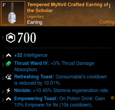 AoE Healer Build earring for New World Season 9