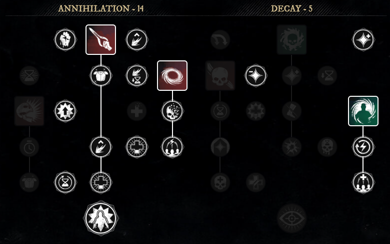 AoE Healer Build mainhand skill tree for New World Season 9