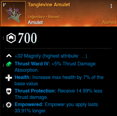Single-Target Healer Build amulet for New World Season 9