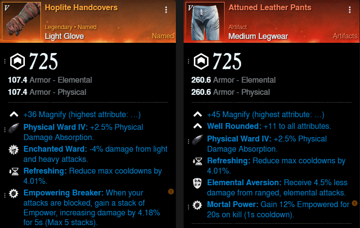 Hive of Gorgon Spear Build gloves and pants for New World Season 9