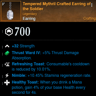 Single-Target Healer Build earring for New World Season 9