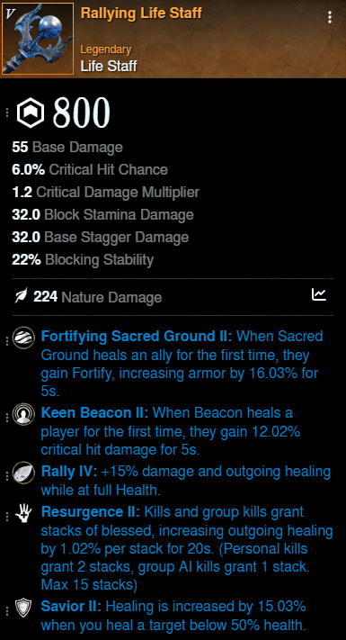 Solo Healer Build mainhand New World Season 10