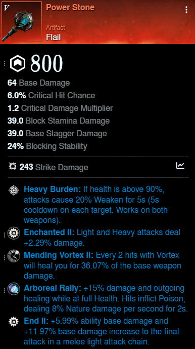 Buff Bot mainhand New World Season 10