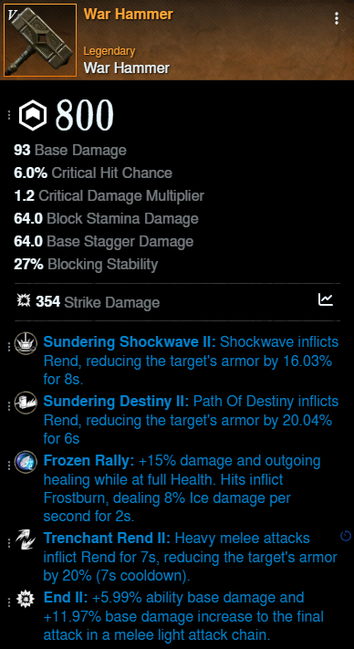 Buff Bot offhand New World Season 10