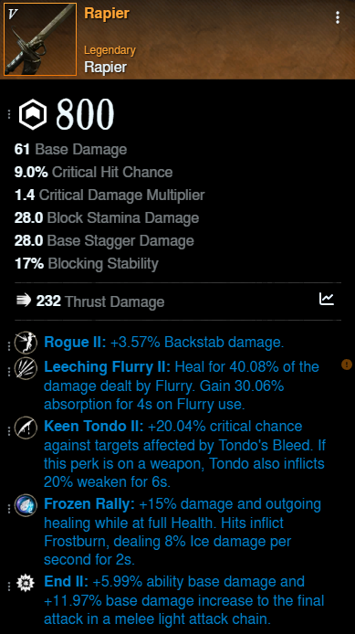 Evade Rapier for New World Season 10 DPS Guide
